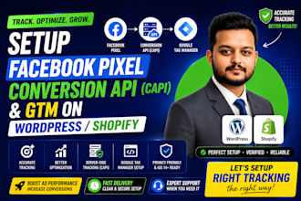 setup facebook pixel, conversion API capi and GTM on wordpress shopify
