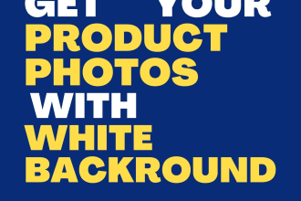 provide white background and professional photoshop work