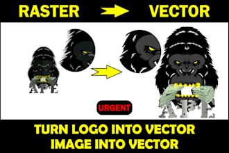 fix ai image, redraw ai image, and convert image to vector