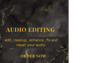 edit, cleanup, enhance, fix and repair your audio