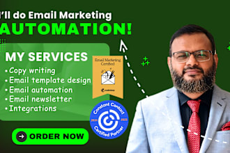 automate high converting email marketing with constant contact or mailchimp