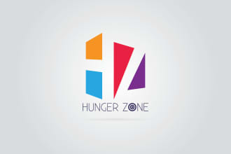 create negative space logo
