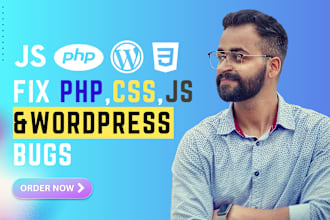 fix wordpress error or css or php error in wordpress