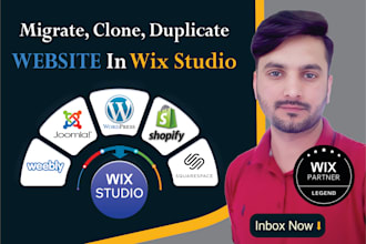 migrate or clone website to wix and wix studio