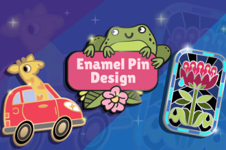 design an original enamel pin for you
