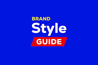 design a brand style guide and full visual brand identity
