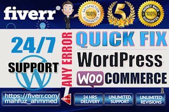 fix wordpress website and wordpress issues