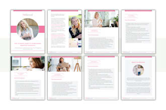 write and design your lead magnet, ebook, workbook, pdf, freebie