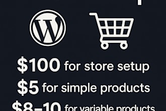 create a wordpress woocommerce website