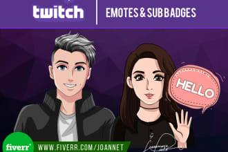 create custom twitch emotes or badges