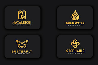 design modern elegant minimalist luxury logo design