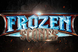 create 3d logo game title design rpg, mmorpg