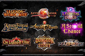 design a 3d logo for games, movies, and business