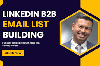 do linkedin lead generation b2b targeted decision maker email lists