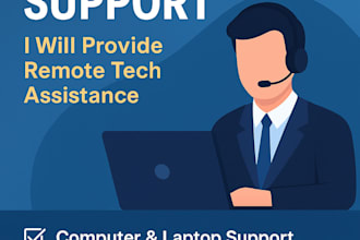 provide remote IT helpdesk and technical support