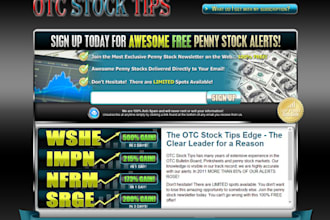 design a landing page with attractive look only