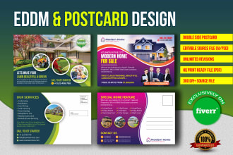 design amazing postcard design