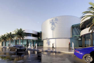 model and render in 3d max