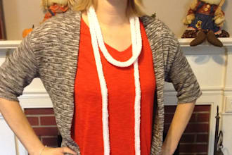knit you a trendy scarf necklace