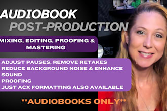 edit your audiobook and format to acx standards