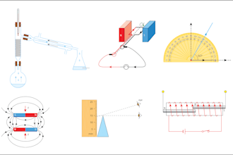create line art or technical vector drawing