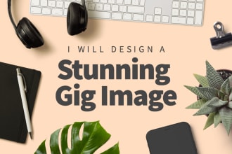 design an attractive gig image or banner