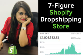build a passive income shopify dropshipping store or shopify website