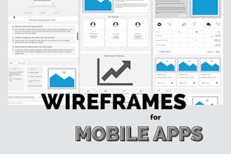design wireframes for mobile applications and websites