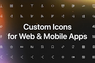 design custom icons that elevate your brand or project
