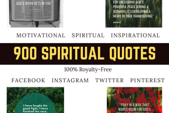 create 900 bible quote images for your christian social media content