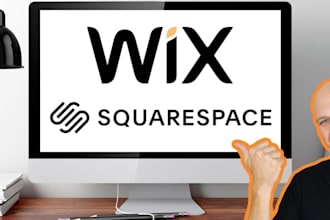 l design wix online store, squarespace website or store redesign wix