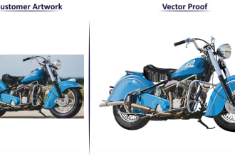 convert your file into vector, ai, pdf eps, png in half hour