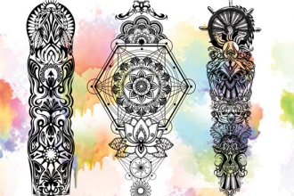 do mandala, polynesian, tribal tattoos and sacred geometry