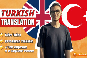 translate english to turkish and turkish to english