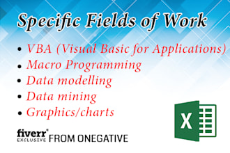 design excel data analysis with macro