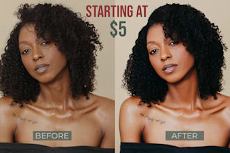 do natural photo editing and skin retouching