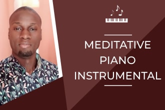 produce ambient emotional meditative piano instrumental