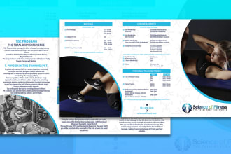 do trifold, bifold business brochure design
