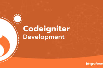 fix any customize,code, develop in codeigniter php project