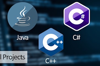 code your java,c sharp and cpp projects