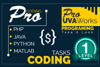 do your coding tasks in php, javascript, python, matlab
