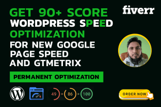 speed optimize wordpress website, google pagespeed insights, page speed gtmetrix