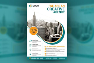 create editable canva templete professional flyer, poster,