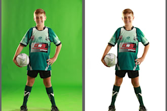 do model images background removal or cut out photos