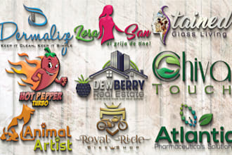 design an eye catching 3d logo