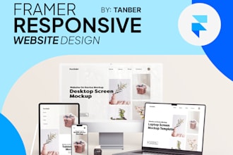 build or redesign responsive framer website, figma to framer