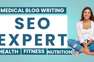 write health, nutrition and fitness SEO article