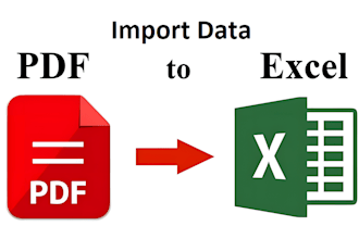 extract data form PDF to excel