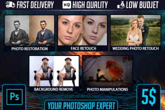 do any photoshop work within 2 hrs