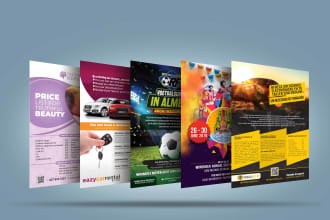 design your urgent flyer or poster within 6 hours